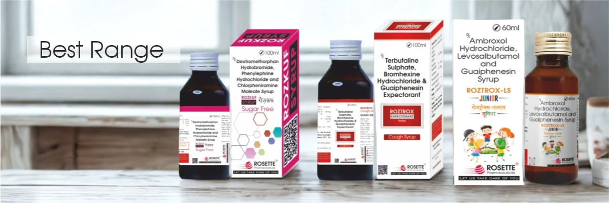 Rosettepharma Cough Syrup Range