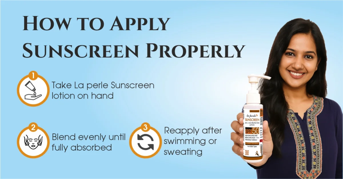 How to Apply Sunscreen Properly